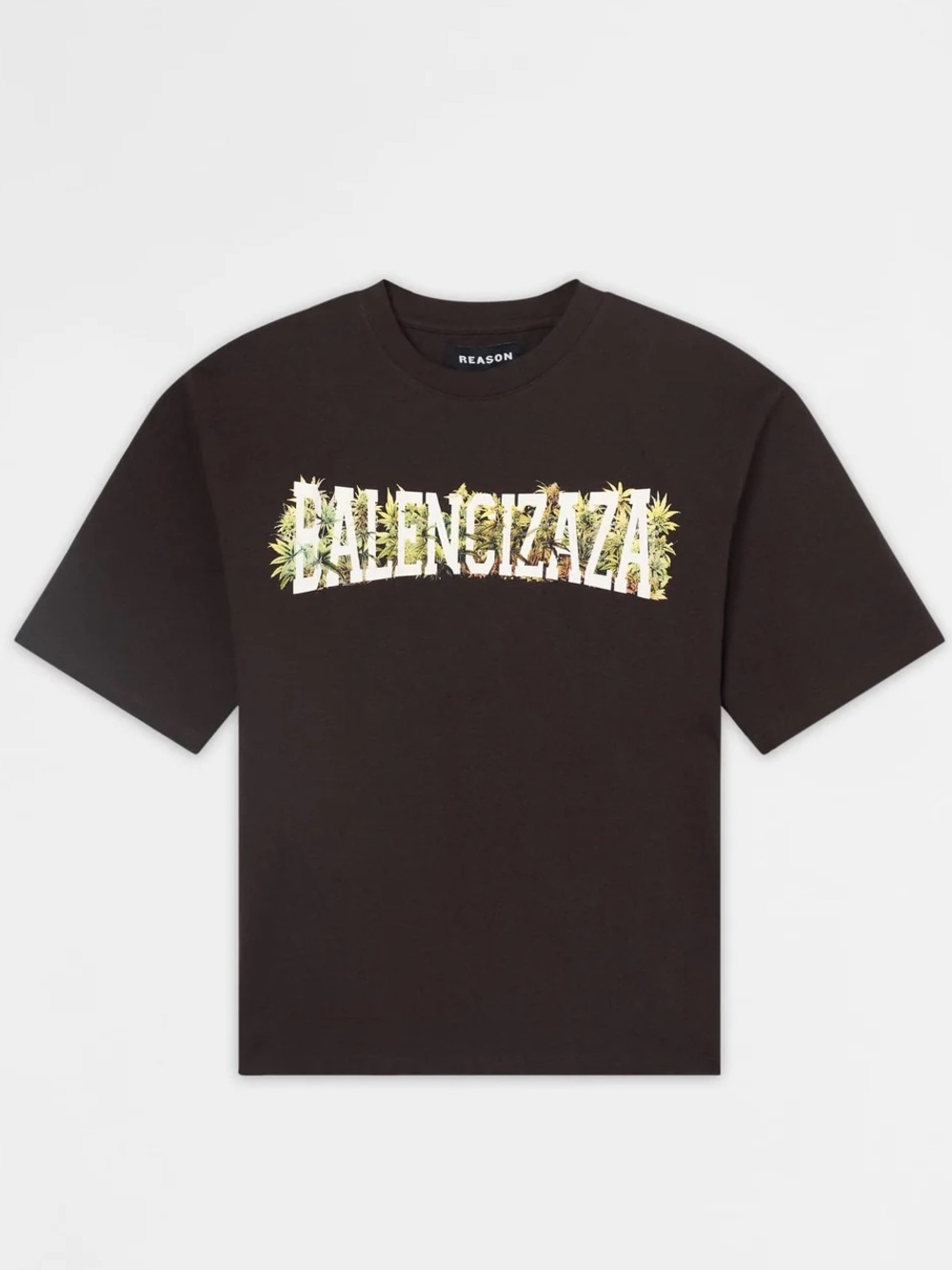 Balencizaza Graphic Short Sleeve Tee - Brown